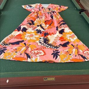 Vibrant Floral Long Sleeve Dress